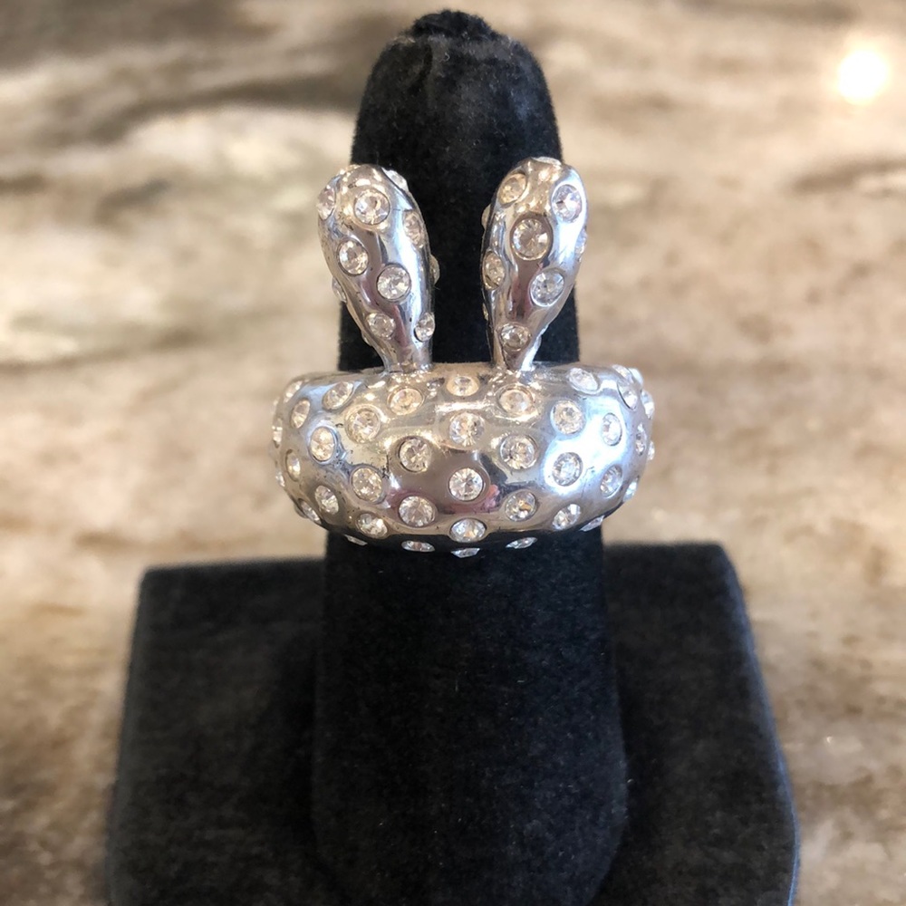 NWOT! Otaz Sterling silver bunny ring!